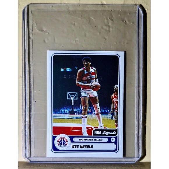 2023-24 Wes Unseld Panini NBA Basketball #498 Sticker NBA Legends - Picture 1 of 2